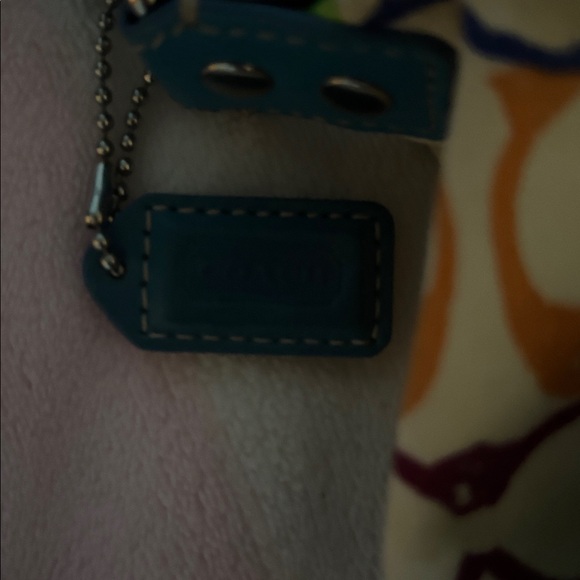 Colorful Patterned Coach Purse - Picture 3 of 7